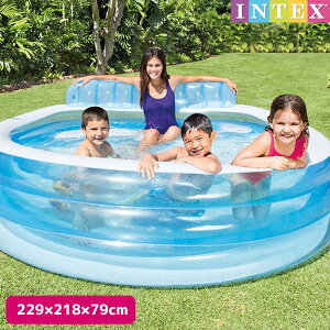 v[ XCZ^[t@~[[Wv[ 229×218×79cm Ώ۔NF3Έȏ SWM-PL-57190INTEX CebNX ^ ƒpv[ qp lp |t