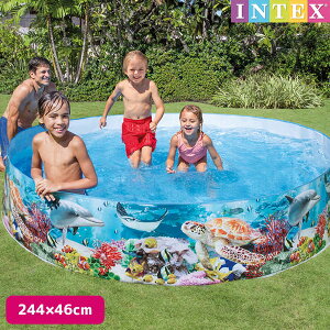 v[ fB[vu[V[XibvZbgv[ 244×46cm Ώ۔NF3Έȏ SWM-PL-58472INTEX CebNX ^ ƒpv[ qp lp Csv ~` ی^
