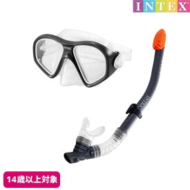 水中眼鏡 リーフライダースイムセット 対象年齢：14歳以上 SWM-PT-55648INTEX インテックス ゴーグル 水中メガネ 子供用 大人用