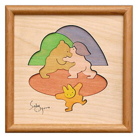 小黒三郎 組み木 五月人形 『 すもうをとるクマと金太郎 』 GOUP-KP138小黒 三郎 組木 組み木の五月人形 こいのぼり 鯉のぼり 端午の節句 初節句 御出産 お誕生日などのお祝いにも人気です。