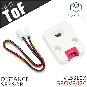 M5Stack M5Stack�pToF�����Z���T���j�b�g�yM5STACK-TOF-UNIT�z[�G���t�@�C�u�X�^�b�N �}�C�R�� IoT ���W���[�� �d�q�H�� ���R�H�� �ċx��]