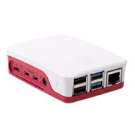 RS Raspberry Pi 4 Model B用 公式ケース(赤/白)【187-6749】[ラズベリーパイ ラズパイ 夏休み 自由研究 …