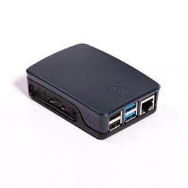 RS Raspberry Pi 4 Model B用 公式ケース(黒/灰)【187-6750】[ラズベリーパイ ラズパイ 夏休み 自由研究 自由工作 電子工作 小学生 中学生 高校生]