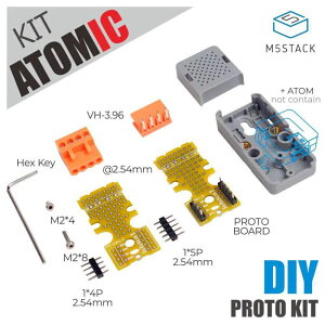 M5Stack ATOMIC�v���g�L�b�g�yM5STACK-A077�z[�G���t�@�C�u�X�^�b�N �}�C�R�� IoT ���W���[�� �d�q�H�� ���R�H��]