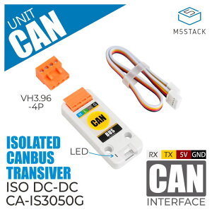 M5Stack M5Stack�pCAN-BUS���j�b�g(CA-IS3050G)�yM5STACK-U085�z[�G���t�@�C�u�X�^�b�N �}�C�R�� IoT ���W���[�� �d�q�H�� ���R�H�� �ċx��]