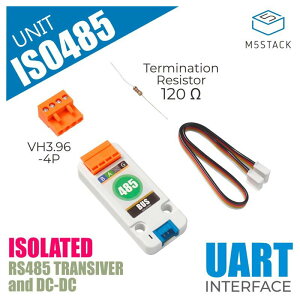 M5Stack M5Stack�p�≏�^RS485���j�b�g�yM5STACK-U094�z[�G���t�@�C�u�X�^�b�N �}�C�R�� IoT ���W���[�� �d�q�H�� ���R�H�� �ċx��]