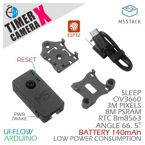 M5Stack Timer Camera X�yM5STACK-U082-X�z[�G���t�@�C�u�X�^�b�N �}�C�R�� IoT ���W���[�� �d�q�H�� ���R�H��]