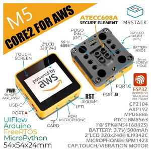 M5Stack M5Stack Core2 for AWS ESP32 IoTJLbgyM5STACK-K010-AWSz[Gt@CuX^bN }CR IoT W[ dqH RH ċx]