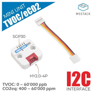 M5Stack M5StackpTVOC/eCO2 KXZT[jbgyM5STACK-U088z[Gt@CuX^bN }CR IoT W[ dqH RH ċx]