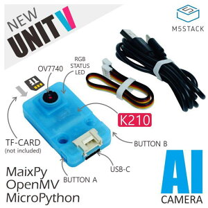 M5Stack UnitV AI Camera(OV7740)yM5STACK-U078-Cz[Gt@CuX^bN }CR IoT W[ dqH RH]