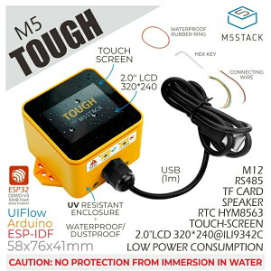 M5Stack M5Stack Tough ESP32 IoTJLbgyM5STACK-K034z[Gt@CuX^bN }CR IoT W[ dqH RH ċx]