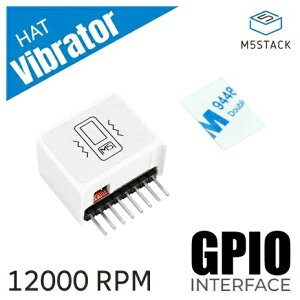 M5Stack M5StickC �o�C�u���[�V����HAT�yM5STACK-U159�z[�G���t�@�C�u�X�^�b�N �}�C�R�� IoT ���W���[�� �d�q�H�� ���R�H��]