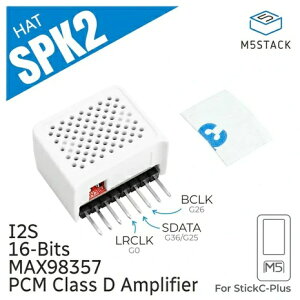 M5Stack M5StickC PLUS Speaker 2 HATyM5STACK-U055-Bz[Gt@CuX^bN }CR IoT W[ dqH RH]