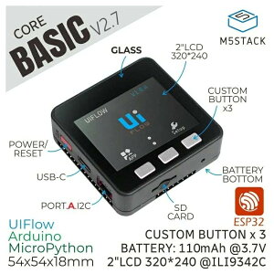 M5Stack M5Stack Basic V2.7yM5STACK-K001-V27z[Gt@CuX^bN }CR IoT W[ dqH RH ċx]