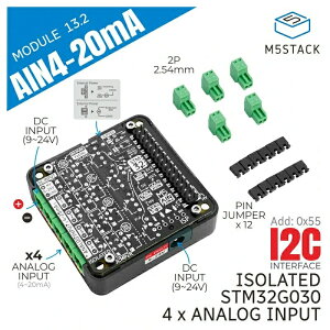 M5Stack M5StackpAIN4-20mAW[13.2(STM32G030)yM5STACK-M133z[Gt@CuX^bN }CR IoT W[ dqH RH]