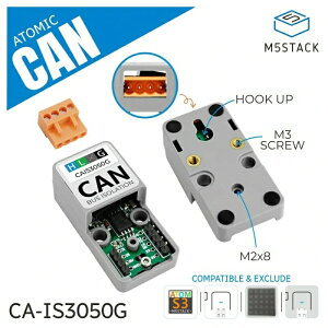 M5Stack ATOMIC CAN-BUSx[X(CA-IS3050G)yM5STACK-A103z[Gt@CuX^bN }CR IoT W[ dqH RH ATOMV[YRg[ƌ݊̂CANoXʐMjbg]