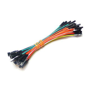 SeeedStudio 1 pin dual-female jumper wire 100mm 50pcs pack�y110990032�z