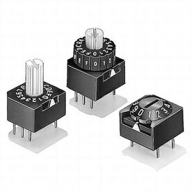 OMRON ロータリーディップスイッチ ホイールタイプ 16ポジション/リアル・コード 【A6A-16RW】