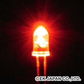 EK JAPAN 高輝度LED(赤色・3mm・5個入) 【LK-3RD】