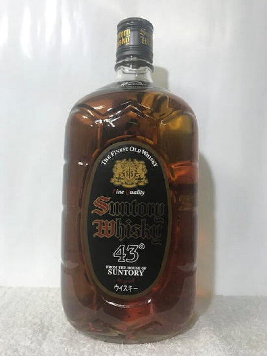 楽天市場】(希少・終売品) サントリー 黒角瓶 43度 1920ml : ECHIGOYA