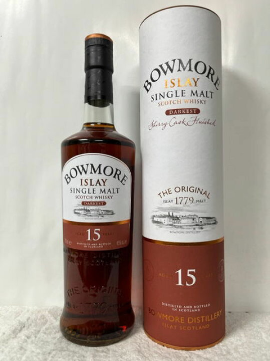 楽天市場】(希少・古酒・オールドボトル) 古酒 BOWMORE 15年 DARKEST 