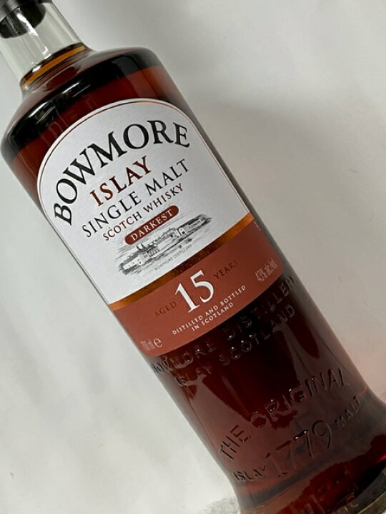 楽天市場】(希少・古酒・オールドボトル) 古酒 BOWMORE 15年 DARKEST 