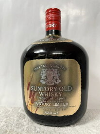 (超希少・レア・限定ラベル(麦ラベル) 43度 限定容量830ml・特級表記) サントリー オールドウイスキー 特級表記 43度 830ml 箱無