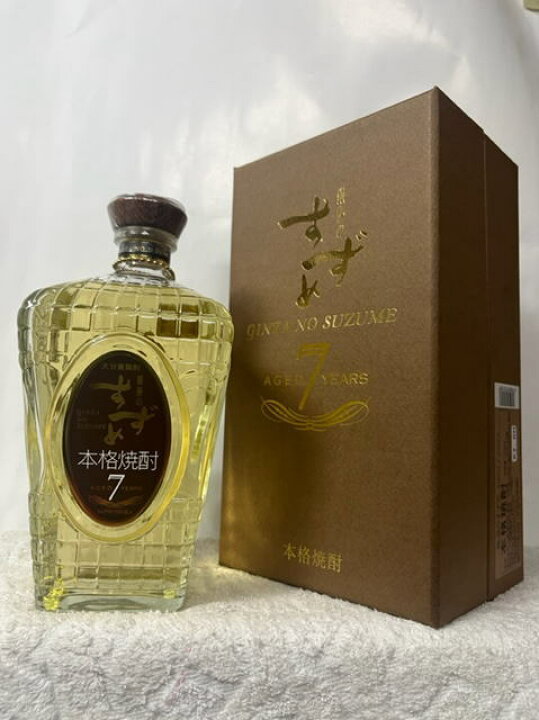 楽天市場】大分麦焼酎 銀座のすずめ 7年 エイジドセブンイヤーズ 35度 