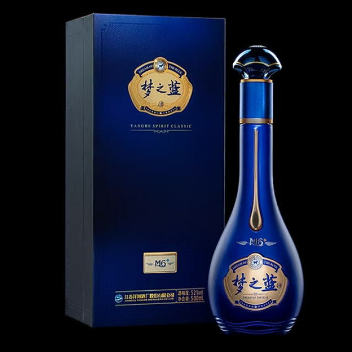 楽天市場】［全国送料無料！！］ 夢之藍M6+ 52度 550ml×4本入 : ECHIGOYA