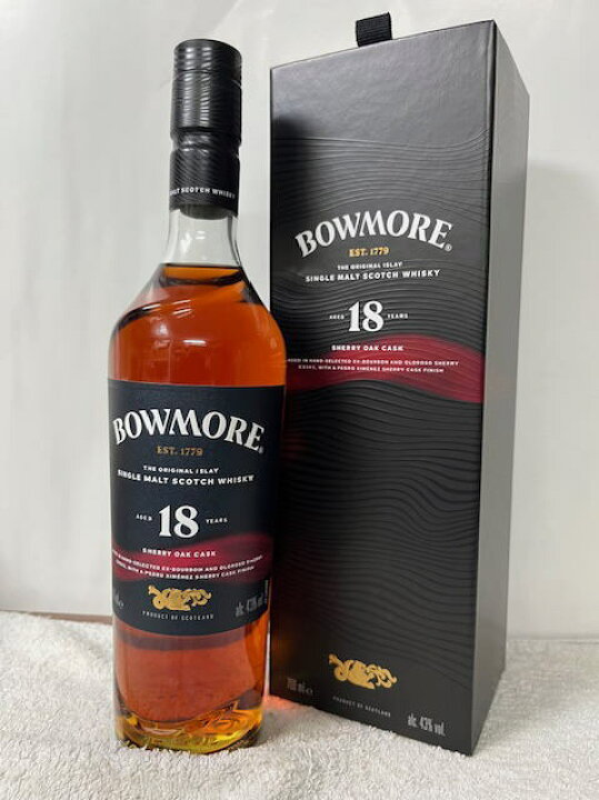 楽天市場】(正規品) ボウモア シェリー 18年 BOWMORE (数量限定 