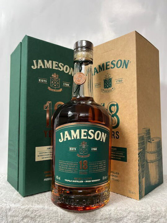 楽天市場】(正規品) JAMESON 18 ジェムソン 18年 46度 700ml 専用箱付 