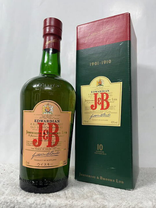 楽天市場】(希少・古酒・旧正規品) 1901-1910 J&B EDWARDIAN J&B 