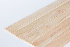 桧(ヒノキ)羽目板（壁・天井材）無節・上小（木材 10×87×1985mm）本実目透かし加工無塗装・超仕上げ