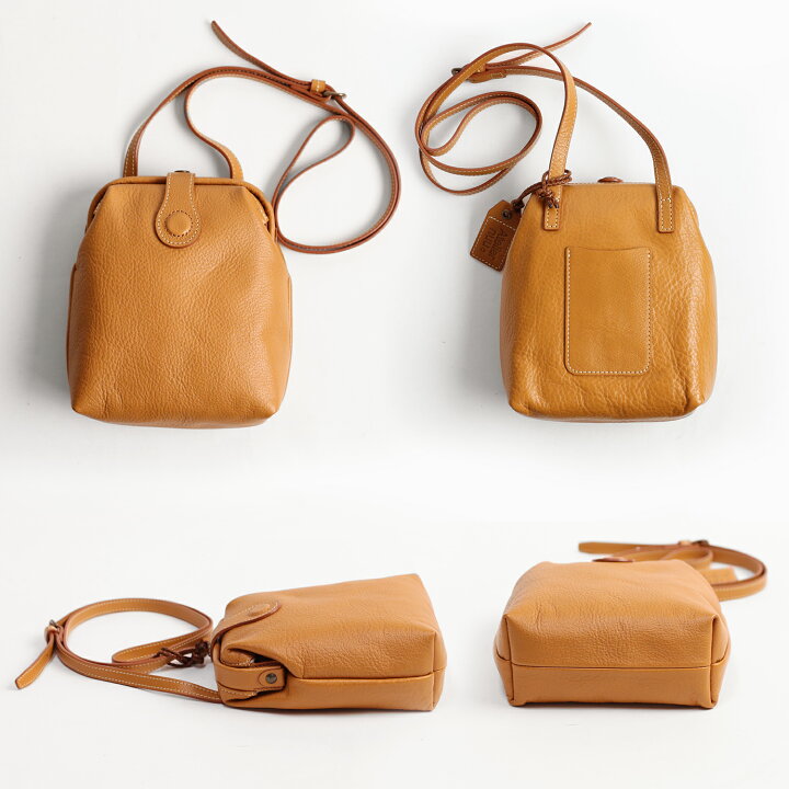 楽天市場】Atelier nuu ミニダレス ポシェット 口金 牛革 サステナブル 