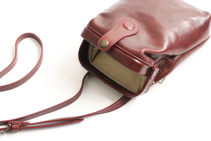 楽天市場】Atelier nuu ミニダレス ポシェット 口金 牛革 サステナブル 