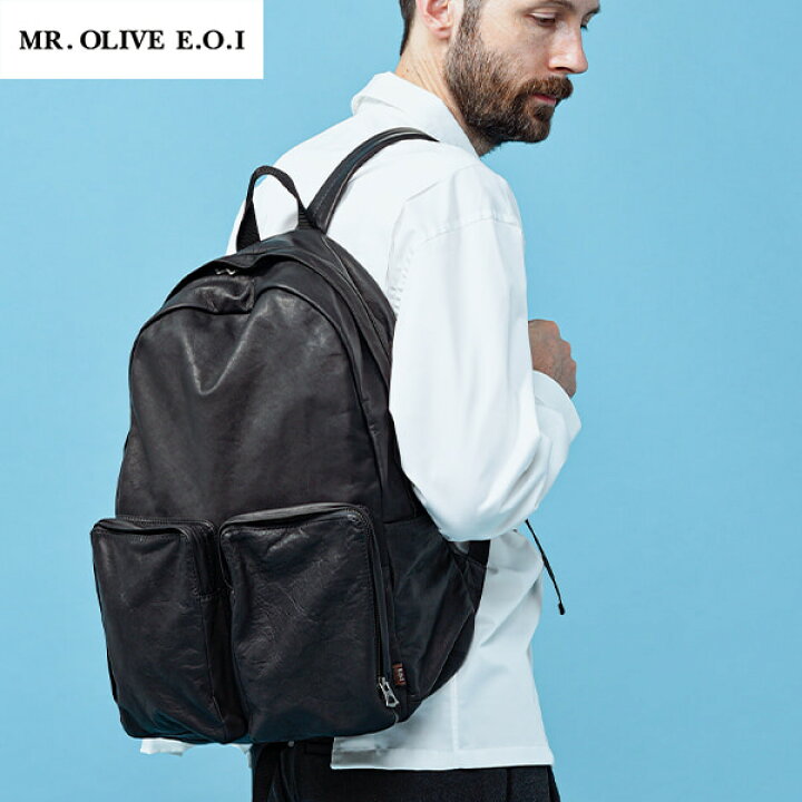 楽天市場】MR.OLIVE E.O.I 日本製 牛革 デイパック リュック IMPERMA 