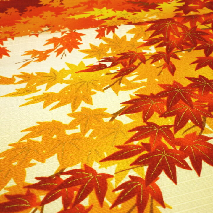 楽天市場】四季小ふろしき〔秋〕紅葉 日本製 綿100％ 中巾 約50cm 日本 