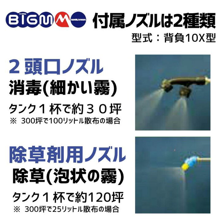 楽天市場】丸山製作所 BIGM オフィシャルショップ ＜ 背負式 人力噴霧 
