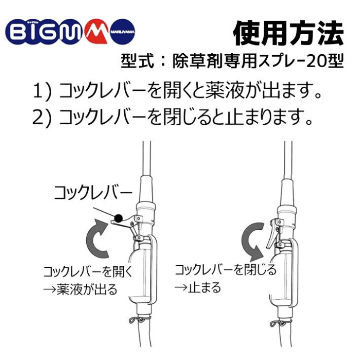 楽天市場】丸山製作所 BIGM オフィシャルショップ ＜ 背負式 除草剤 