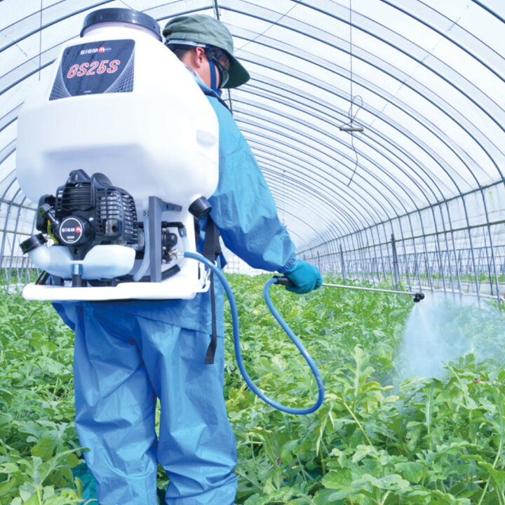 楽天市場】＜ 背負式動力噴霧機 GS25S ＞ 丸山 BIGM 薬剤タンク  