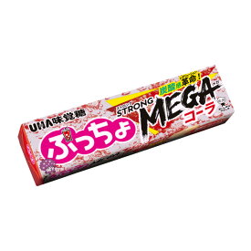 【送料無料】UHA味覚糖 ぷっちょスティック ストロングメガコーラ 10粒×10個