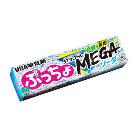 【送料無料】UHA味覚糖 ぷっちょスティック ストロングメガソーダ 10粒×10個