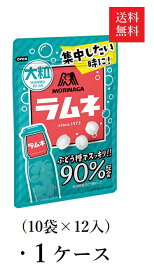 【送料無料】森永製菓 大粒ラムネ 41g×10袋×12入・1ケース