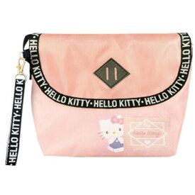 ショルダー バッグ サンリオ ミニ ショルダー ポシェット ロゴテープ ハローキティ 【1点までメール便対応】 ポーチ 小物入れ 小さめ 可愛い かわいい おしゃれ キャラクター グッズ 女の子 男の子 インナーバッグ バッグインバッグ 薄型 中学生 高校生 小学生