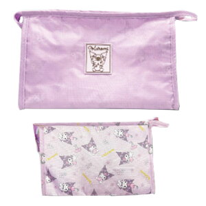 ポーチ サンリオ トラベルポーチ 2点 セット フルーツハグ クロミ【2点までメール便対応】 レディース メンズ 子供 男の子 女の子 小学校 中学生 高校生 通学 通勤 旅行 学校用品 シンプル キ