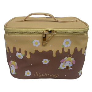 バニティポーチ サンリオ ミラー付き バニティーポーチ ミツバチ マイメロディ レディース 女の子 子供用 おしゃれ かわいい キャラクター 小物収納 化粧ポーチ コスメ 小さめ 軽量 コンパ