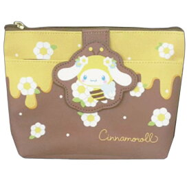 ポーチ サンリオ マルチ ポーチ ミツバチ シナモロール ブラウン レディース メンズ 子供 男の子 女の子 小学校 中学生 高校生 通学 通勤 旅行 学校用品 シンプル キャラクター 雑貨 かわいい 可愛い おしゃれ