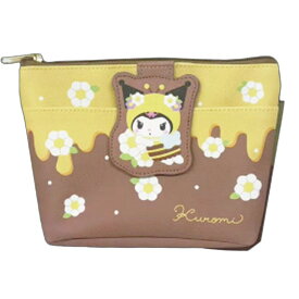 ポーチ サンリオ マルチ ポーチ ミツバチ クロミ ブラウン レディース メンズ 子供 男の子 女の子 小学校 中学生 高校生 通学 通勤 旅行 学校用品 シンプル キャラクター 雑貨 かわいい 可愛い おしゃれ