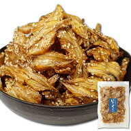 ぱりっと香ばしい いわしせんべい 155g 甘めの味付け 骨までガブっと食べられる ゴマの風味が心地よい