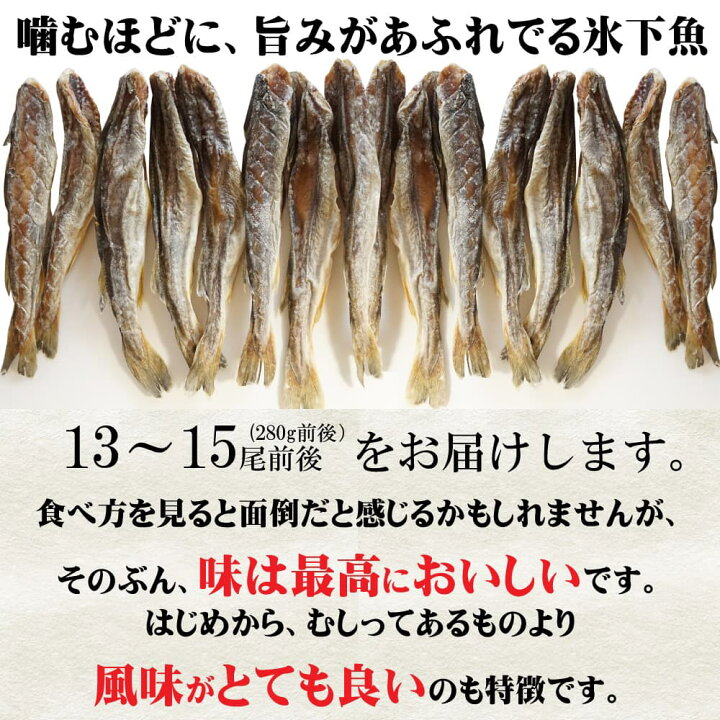 楽天市場 珍味 おつまみ 干し 氷下魚 約280g 北海道産 こまい 小サイズ 9 13尾程度 コマイ カンカイ 函館マルユウ漁業部 楽天市場店